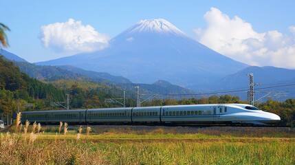 A high-speed bullet train transporting luxury goods across borders --ar 16:9 --v 6.1 Job ID: 73db4fca-a8ba-48af-a6ac-11be8e1d2f6c