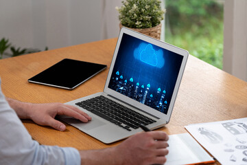 Cloud computing software for brisk remote work and personal data storage