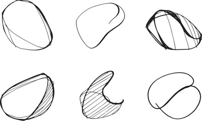 A set of vector elements, modern flat design with intricate black lines and futuristic aesthetics of sharp angles and smooth curves, simple two-dimensional shapes, soft dreamy atmosphere and high tech