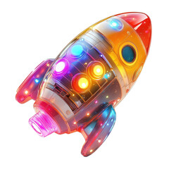Light Up Toy isolated on transparent background.