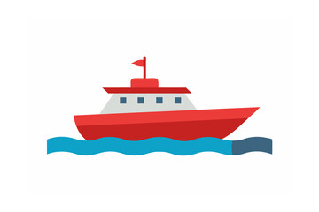 Obraz premium Colorful Beach Umbrellas Minimalist Vector Art on White Background