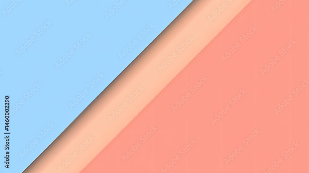 Poster abstract color block design