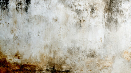 Vignette texture in black and white color. Cement surfaces of the walls that are scratched and cracks