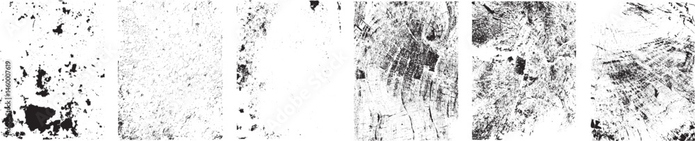 Leinwandbilder grunge urban backgrounds set.texture vector.dust overlay distress grain ,simply place illustration o