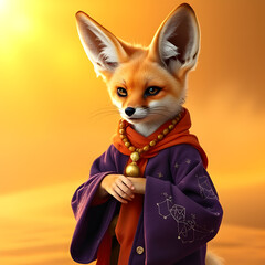 fox in a formal suit