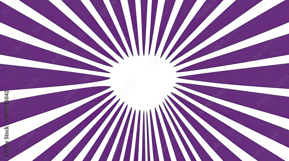 Poster abstract radial lines, radiating outwards from a central point, creating a dynamic, vibrant pattern