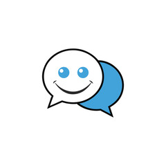 blue speech bubble icon