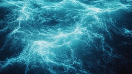 The image is of a large body of water with a blue color