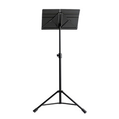 Music stand isolated on transparent background.