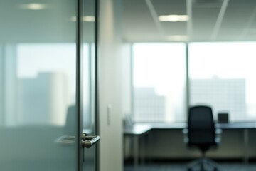 Modern office interior view