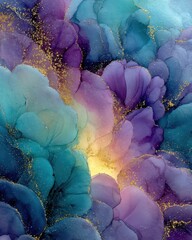 Abstract fluid art design digital canvas colorful swirls soft pastels aesthetic viewpoint creative concept