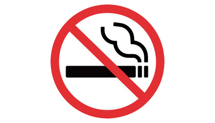 Generic No Smoking Sign icon
