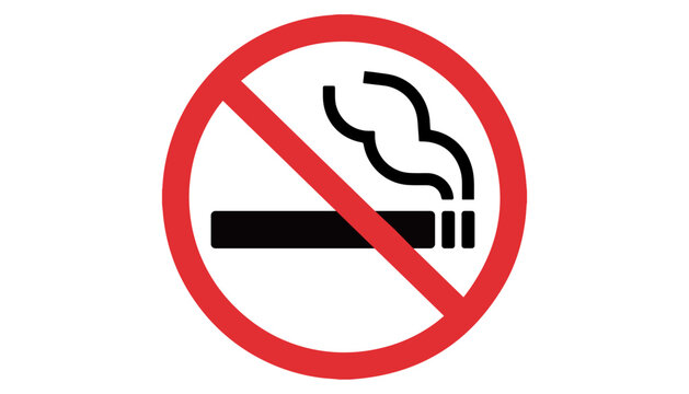 Generic No Smoking Sign icon