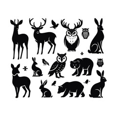 Fototapeta premium Animals Vector Icon Pack