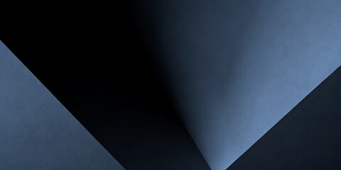 Modern black dark blue white abstract background. Minimal. Color gradient. Geometric shape. Lines stripe triangle angle 3d shadow. Design. Futuristic. Metal metallic effect.Light shine.Luxury premium.