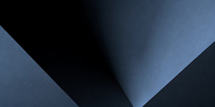 Modern black dark blue white abstract background. Minimal. Color gradient. Geometric shape. Lines stripe triangle angle 3d shadow. Design. Futuristic. Metal metallic effect.Light shine.Luxury premium.