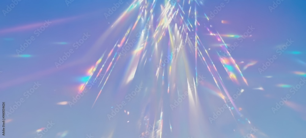 Aufkleber colorful light reflections create an abstract backdrop filled with vibrant patterns and soothing hue