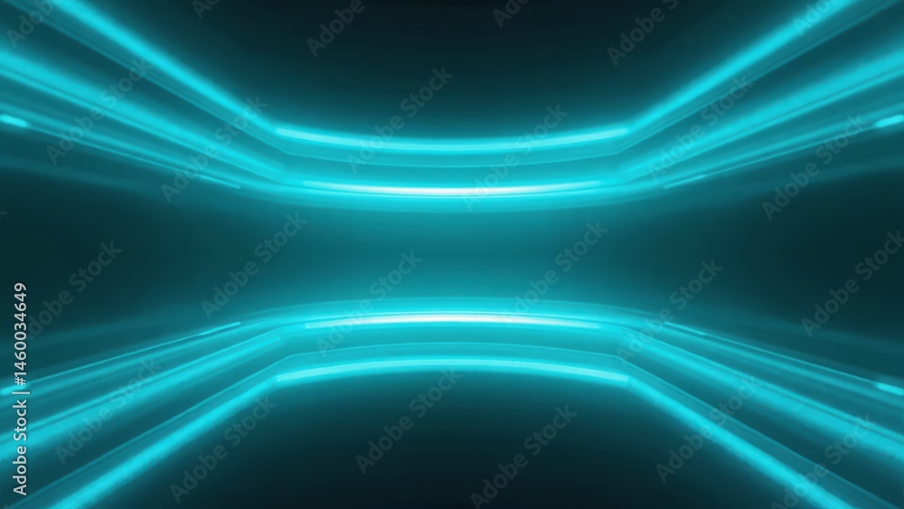 Aufkleber abstract light patterns create a vibrant, futuristic atmosphere in a digital space