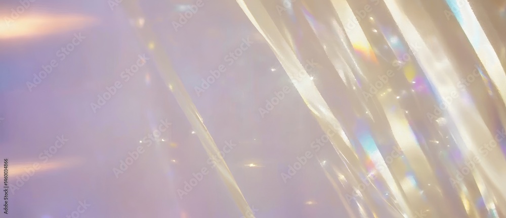 Poster light reflects through layers of abstraction creating a vibrant and dynamic background