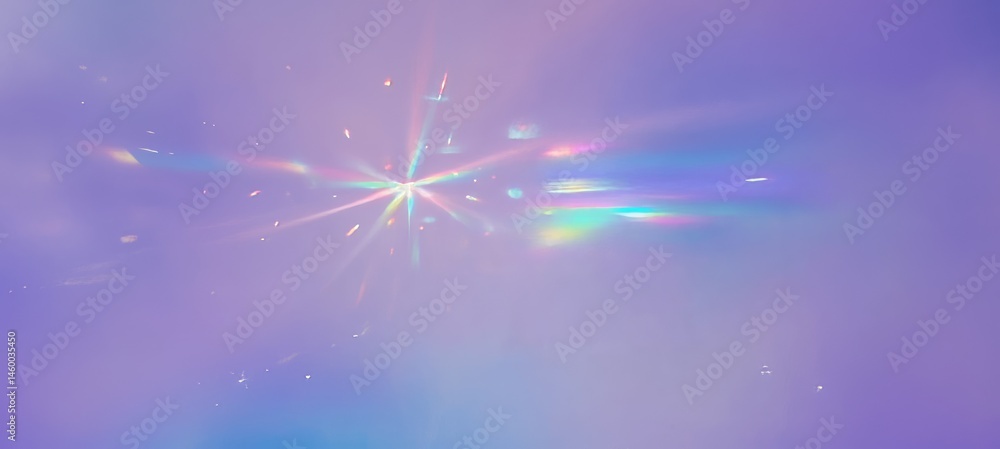 Aufkleber abstract light reflections create a captivating atmosphere with vibrant colors and soft hues in a dr
