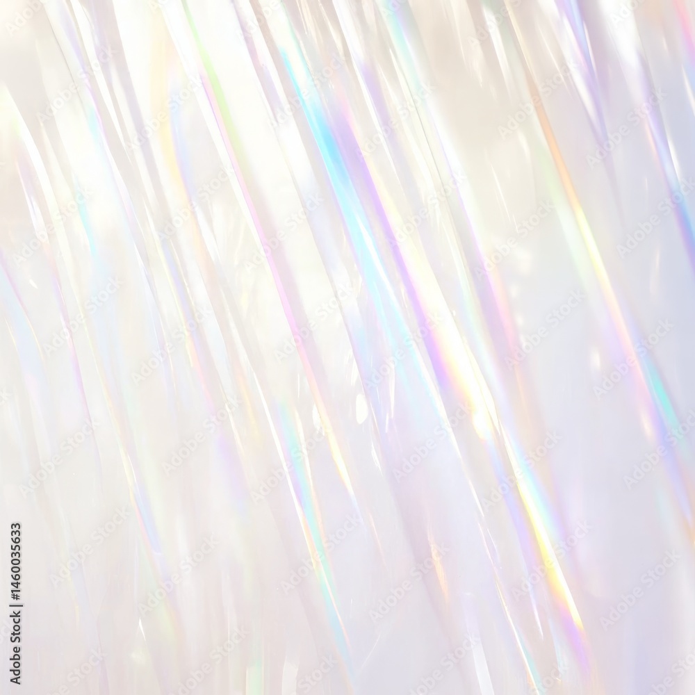 Poster bright light rays create an abstract, colorful background filled with shimmering hues and reflection