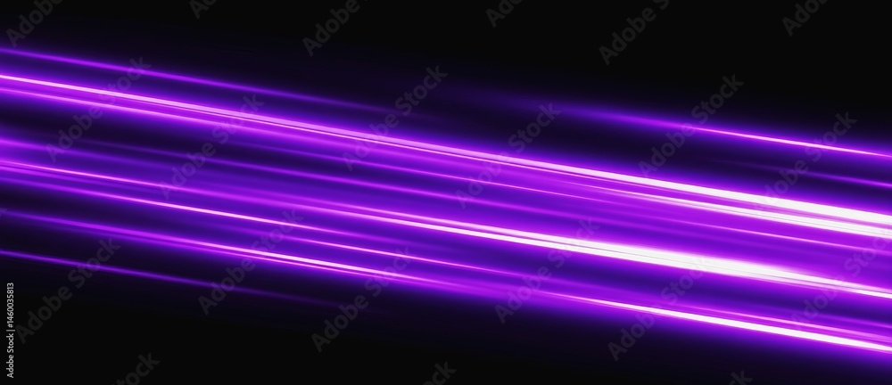 Poster vibrant light abstraction with flowing purple streaks creating a dynamic visual experience