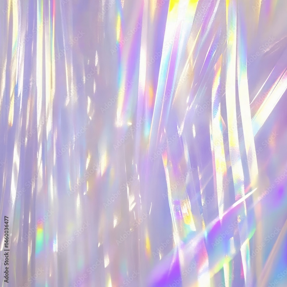 Poster abstract light patterns creating colorful reflections in a soft, ethereal background