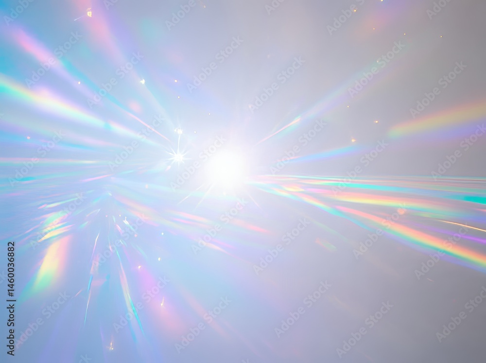 Poster bright light rays create an abstract background with soft colors and a sense of depth in a stunning 