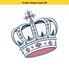Crown vector style