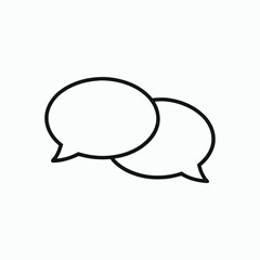 speech bubble with a speech bubble