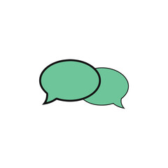 turtle with speech bubble isolated