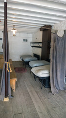 Old military bunkbeds, circa 1800's