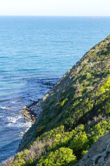 The steep coast of the Black Sea at Cape Emine
