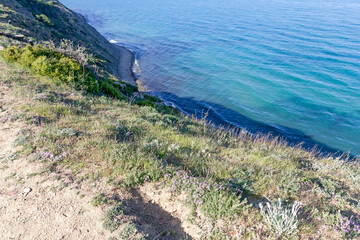 The steep coast of the Black Sea at Cape Emine
