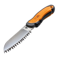 Obraz premium Pruning saw isolated on transparent background.