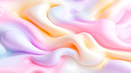 Obraz premium Abstract Fluid Texture with Smooth Pastel Gradient