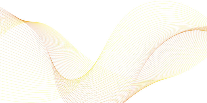 Abstract wave background with yellow line color element. Dynamic wave pattern. Modern flowing wavy lines. Suit for banner, poster, cover, brochure, flyer, website 