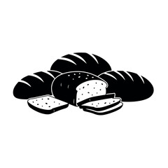 Freshly Baked Bread Loaves and Sliced Bread for Breakfast or Sandwiches