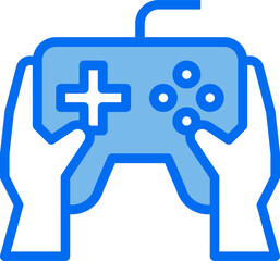 game controller illustration on a white background    