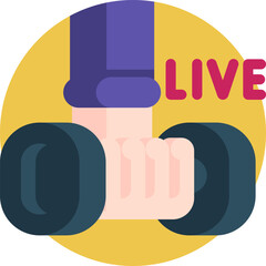 gym illustration on a white background     