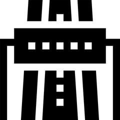 highway illustration on a white background    