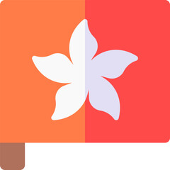 hong kong illustration on a white background    