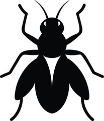 bug insect debugging black silhouette