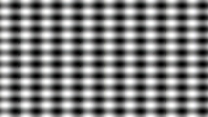 Black and white optical illusion with blur, abstract background in high resolution wide format