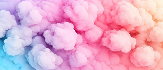 Obraz premium Abstract Colorful Smoke Clouds