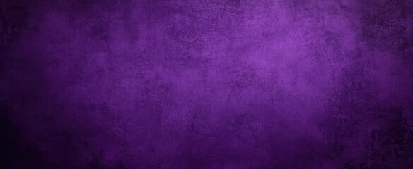 Decorative Dark Purple Painted Wall Texture with Grunge Effect and Vignette Edges