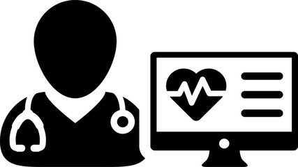 medical record illustration on a white background     