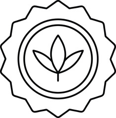 vector illustration of a green leaf