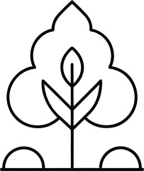 vector illustration of a flower