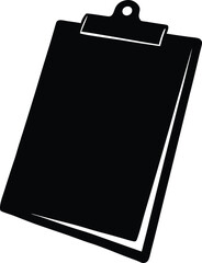 clipboard with paper